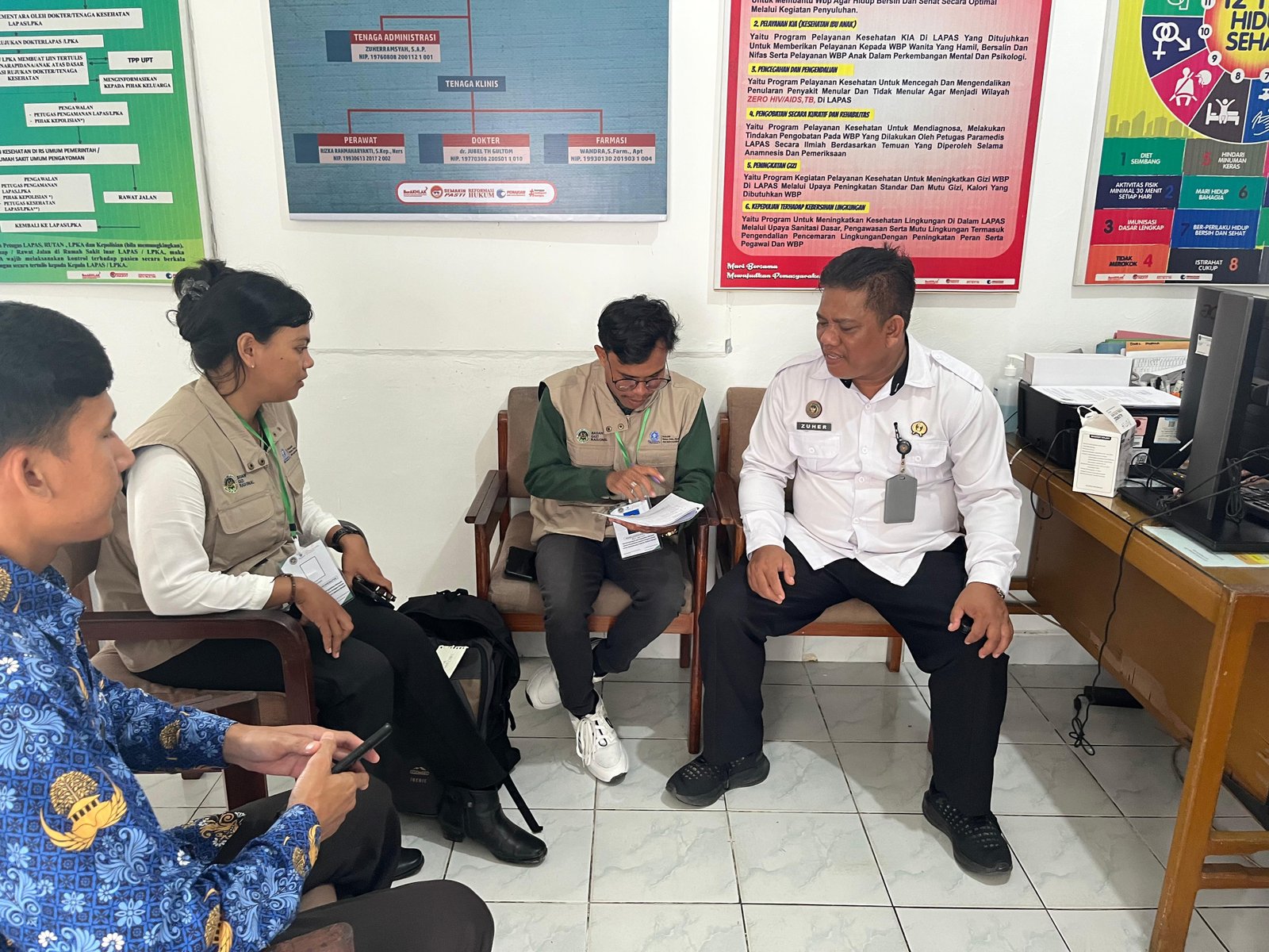 Dukung Program Makan Bergizi Gratis, Lapas Kelas IIB Tanjungpandan Terima Kunjungan Tim Analisis Kesiapan Pangan Nasional